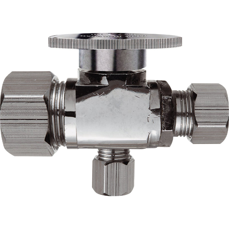 Do it Best 5/8 In. OD x 3/8 In. OD x 1/4 In. OD Quarter Turn Angle Valve