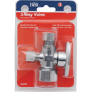 Do it Best 5/8 In. OD x 3/8 In. OD x 1/4 In. OD Quarter Turn Angle Valve