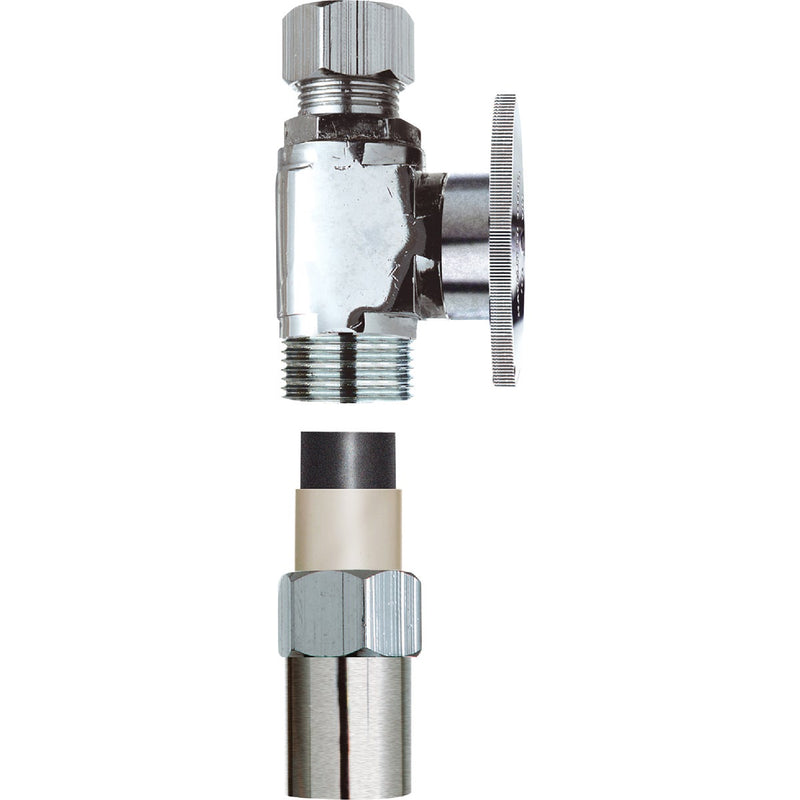 Do it Best 1/2 In. CPVC x 3/8 In. Compression Quarter Turn Straight Valve