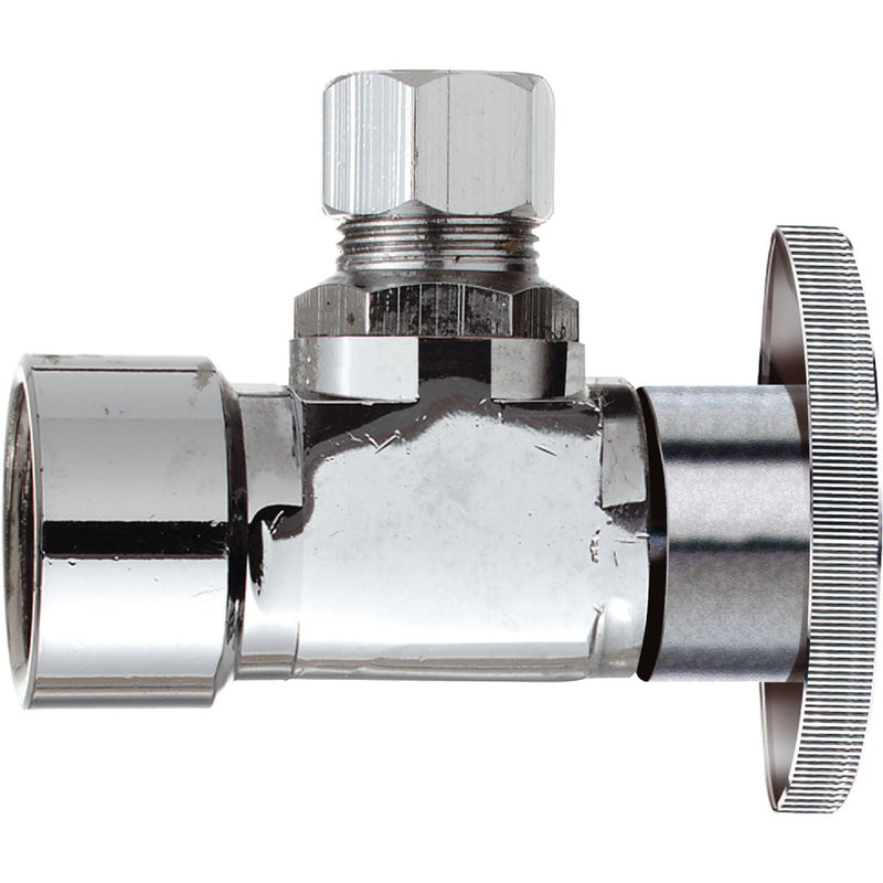 Do it Best 3/8 In. FIP x 3/8 In. OD Quarter Turn Angle Valve