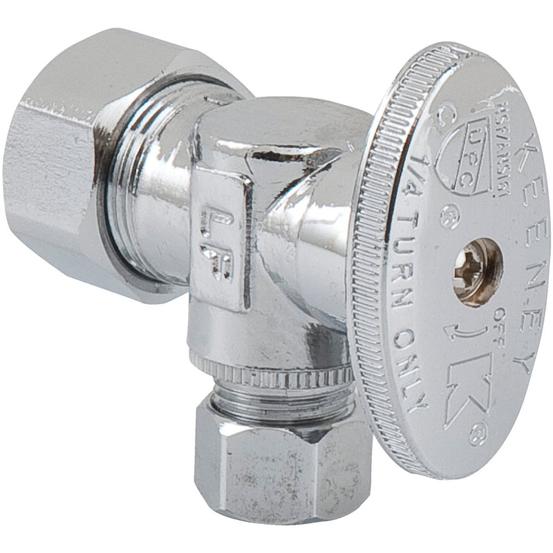 Do it Best 5/8 In. OD x 3/8 In. OD Quarter Turn Angle Valve