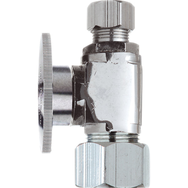 Do it Best 5/8 In. OD X x 7/16 In. OD or 1/2 In. OD Quarter Turn Straight Valve