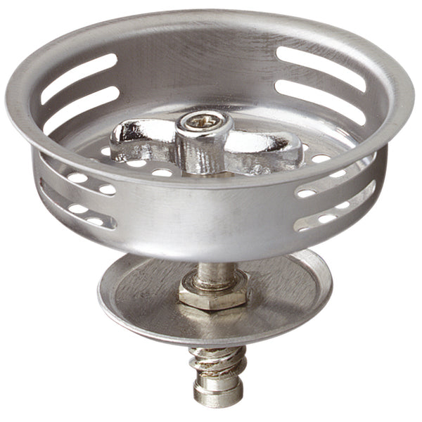 Keeney 3-1/2 In. Stainless Steel Turn2Seal Threaded Post Basket Strainer Stopper