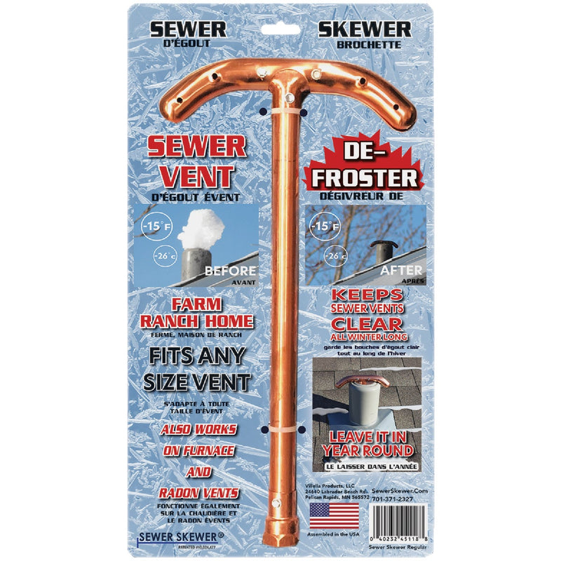 Sewer Skewer 18 In. Vent Defroster