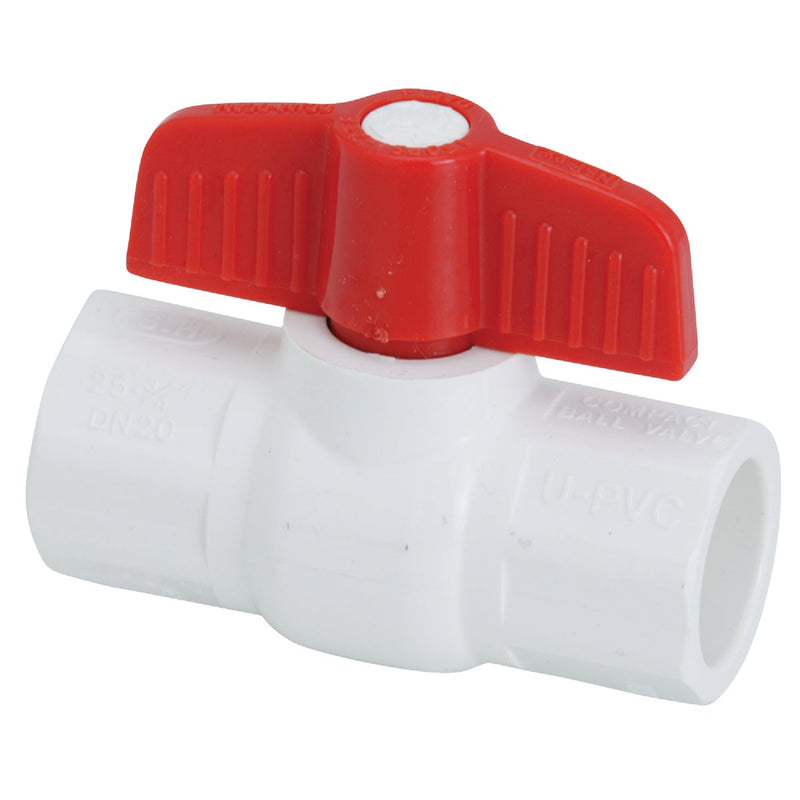 ProLine 3/4 In. Solvent x 3/4 In. Solvent PVC Ball Valve