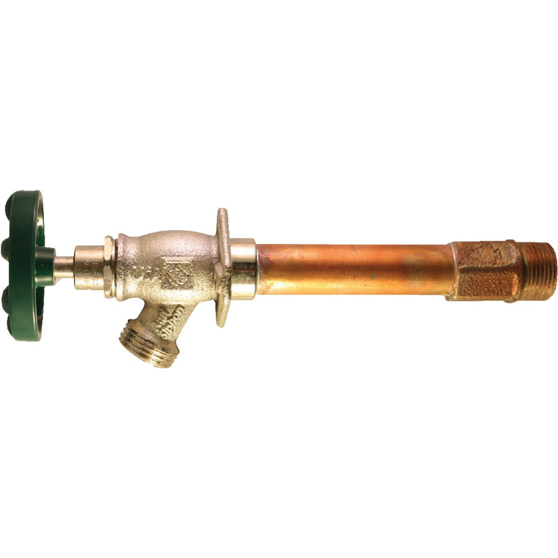 Arrowhead Brass 1/2 In. Copper SWT or 1/2 In. MIP x 4 In. Standard Frost Free Wall Hydrant