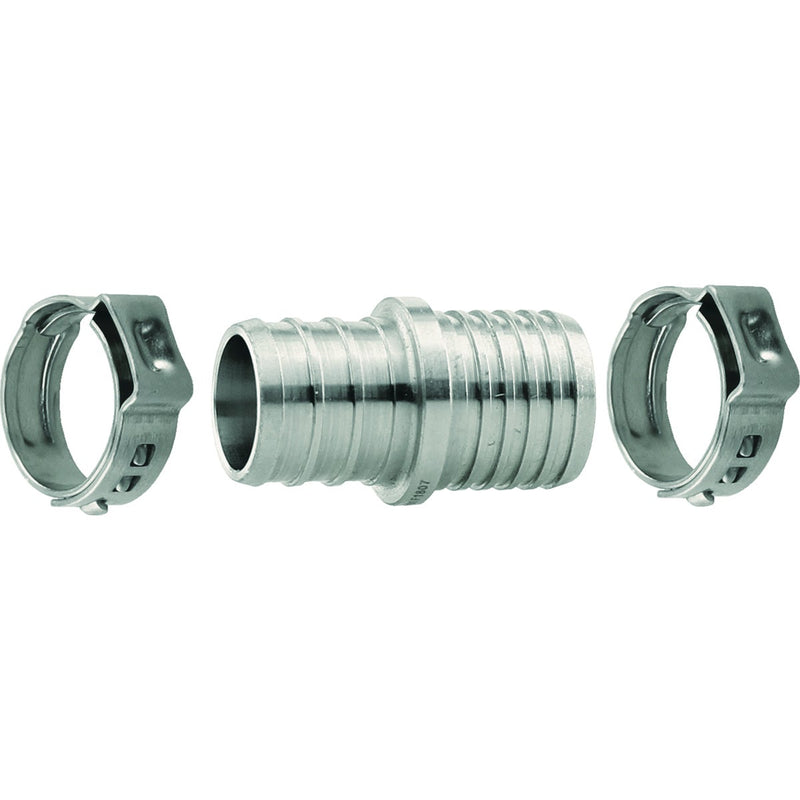 Plumbeeze Transition 3/4 In. Polybutylene, Stainless Steel PEX-B Coupling