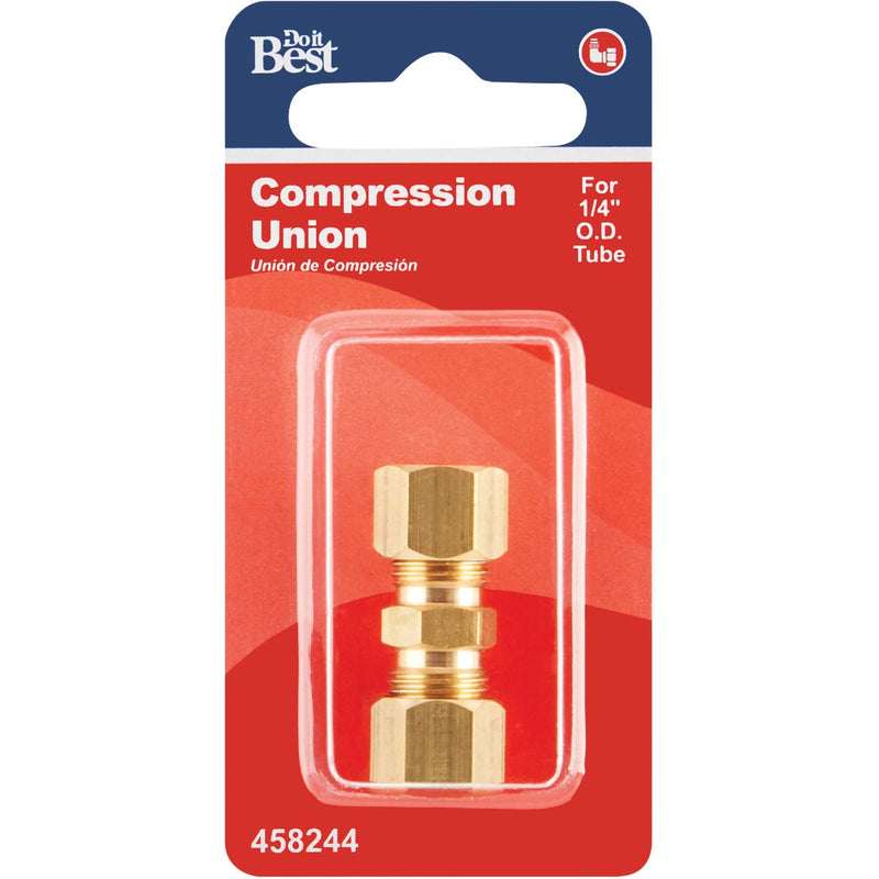 Do it 1/4 In. Brass Compression Low Lead Union