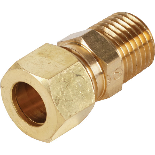 Do it 3/8 In. x 1/4 In. Brass Male Union Compression Adapter