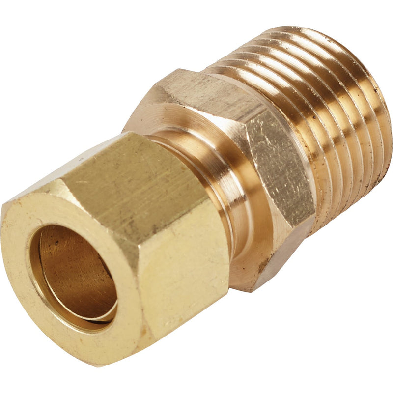 Do it 3/8 In. x 3/8 In. Brass Male Union Compression Adapter