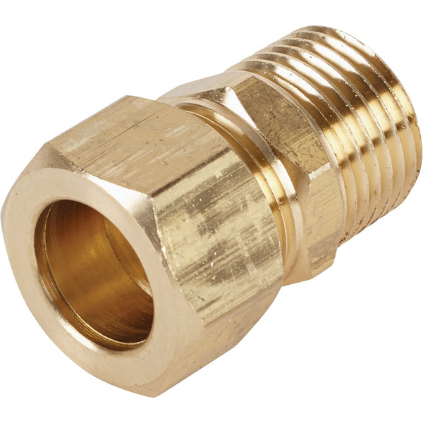 Do it 5/8 In. x 1/2 In. Brass Male Union Compression Adapter