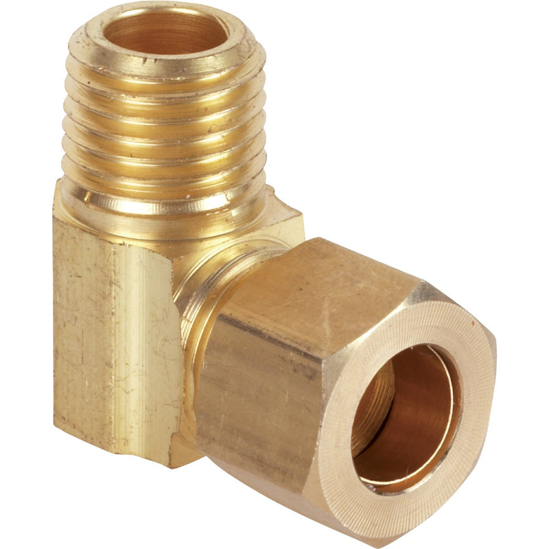 Do it 3/8 In. x 1/4 In. Male 90 Deg. Low Lead Compression Brass Elbow (1/4 Bend)