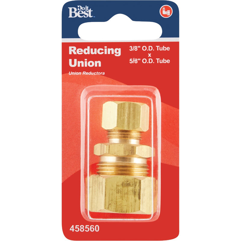 Do it 5/8 In. OD x 3/8 In. OD Brass Compression Reducing Union