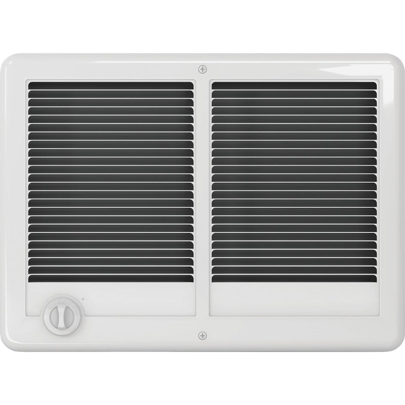 Cadet Com-Pak 3000W 240V Twin Electric Fan-Forced Heater with Thermostat, White