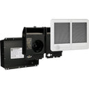 Cadet Com-Pak 3000W 240V Twin Electric Fan-Forced Heater with Thermostat, White