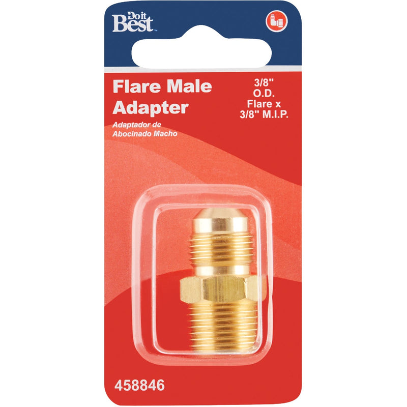 Do it 3/8 In. x 3/8 In. Brass Male Flare Adapter