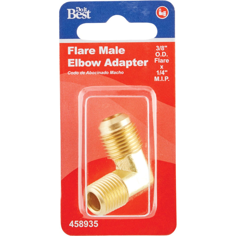 Do it 3/8 In. x 1/4 In. MIP 90 Deg. Flare Brass Elbow (1/4 Bend)