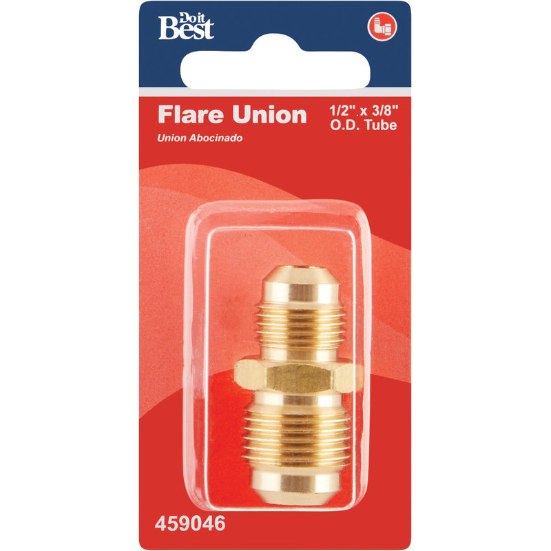 Do it 1/2 In. X 3/8 In. Brass Low Lead Reducing Flare Union