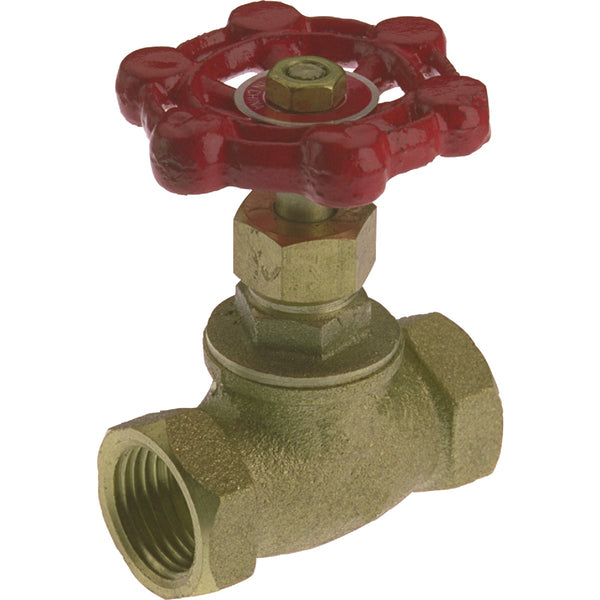 ProLine 1/2 In. FIP Low Lead Cast Brass Stop Valve