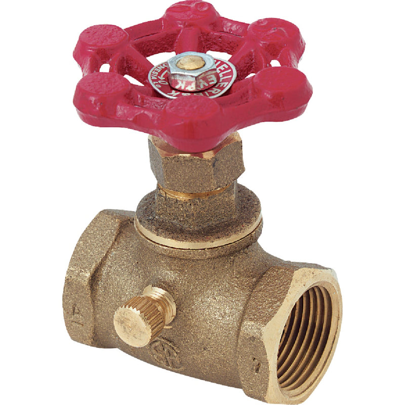 ProLine 1/2 In. FIPS Low Lead Cast Brass Stop Valve