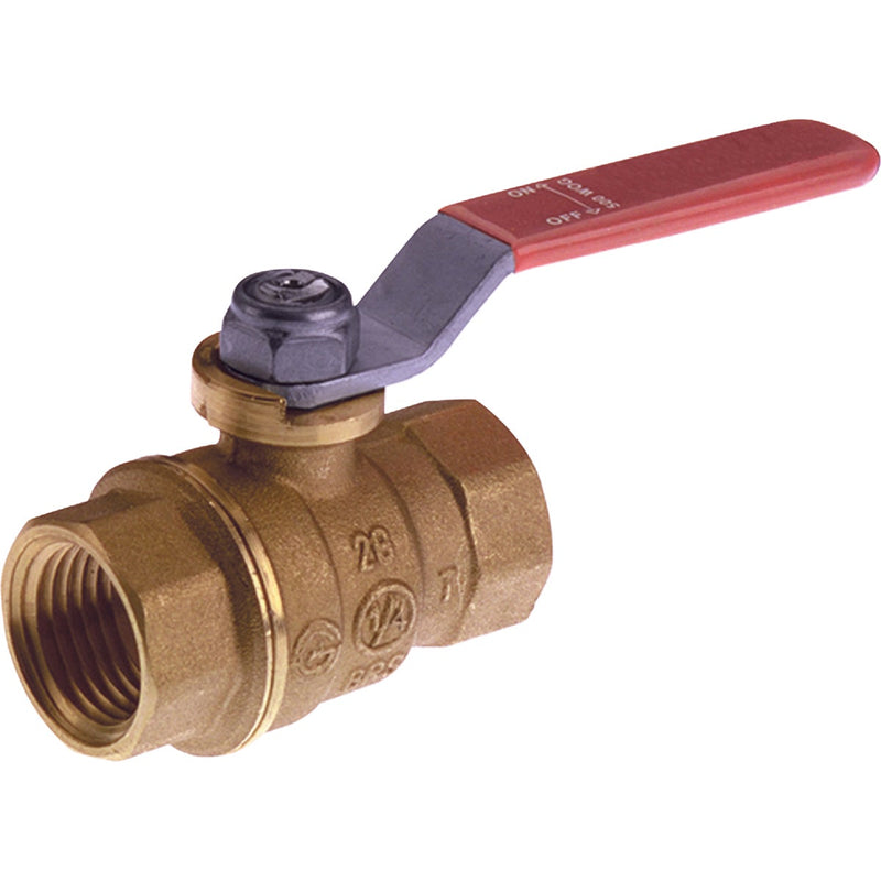 ProLine 1/2 In. FIP x 1/2 In. FIP Brass Ball Valve