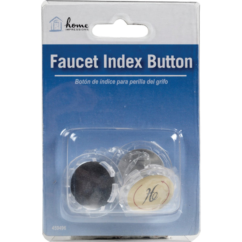 Home Impressions Acrylic Faucet Index Replacement Handle Button
