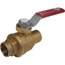 ProLine 1/2 In. SWT x 1/2 In. SWT Brass Ball Valve