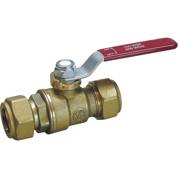 ProLine 3/4 In. C Forged Brass Compression Ball Valve