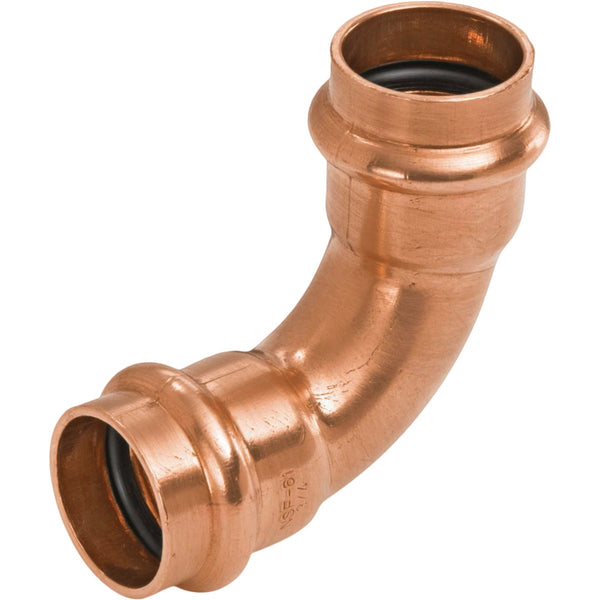 NIBCO 1/2 In. 90 Deg. Press Copper Elbow  (1/4 Bend) (10-Pack)