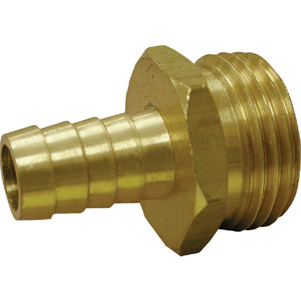 Anderson Metals 1/2 In. Barb x 3/4 In. MHT Brass Hose Barb