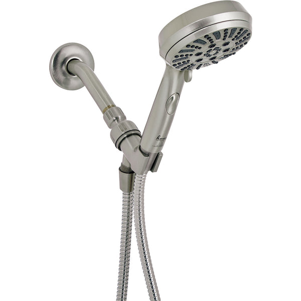 Home Impressions 6-Spray 1.8 GPM Handheld Shower Head, Brushed Nickel