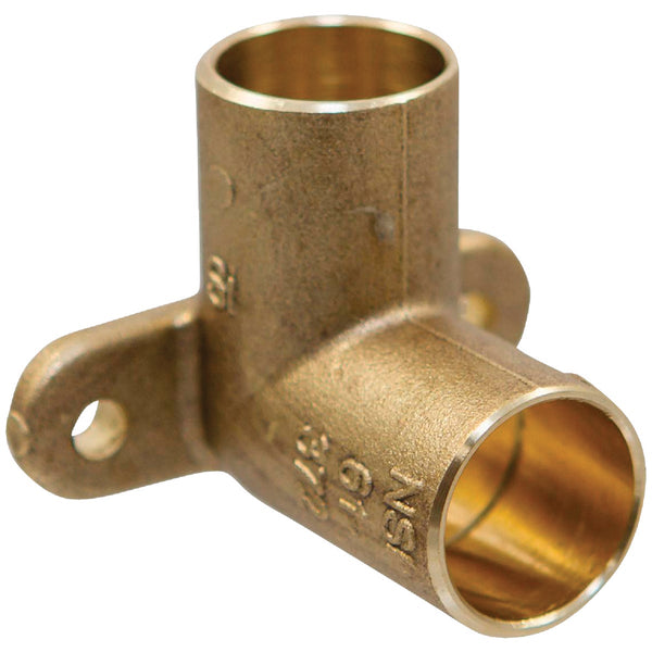 NIBCO 1/2 In. CxC 90 Deg. Low Lead Drop Ear Copper Elbow (1/4 Bend)