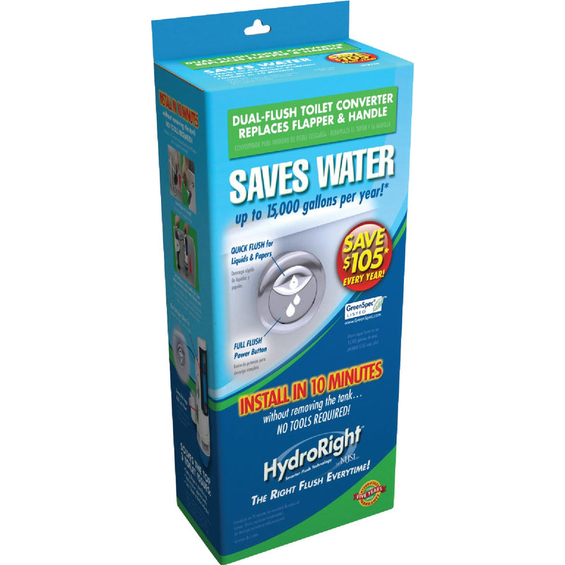 Danco HydroRight Dual Flush Valve and Push Button Handle