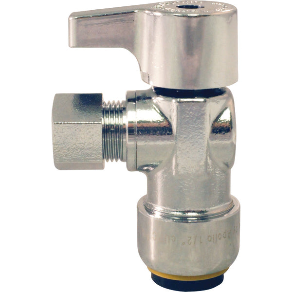 Apollo Retail 3/8 In. OD X 1/2 In. QC Quick Connect Angle Valve