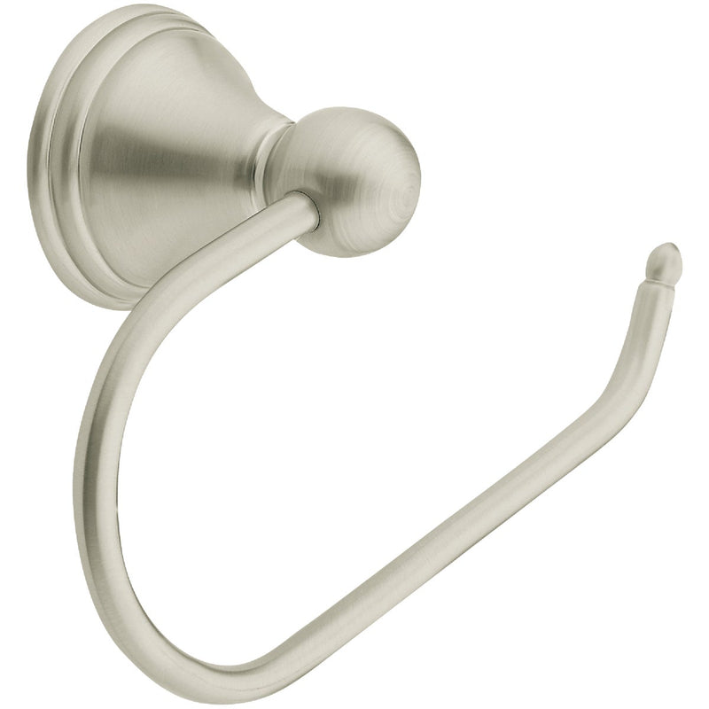 Moen Preston Wall Mount Toilet Paper Holder, Brushed Nickel