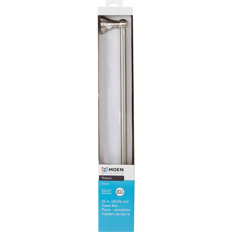 Moen Preston 24 In. Towel Bar, Brushed Nickel