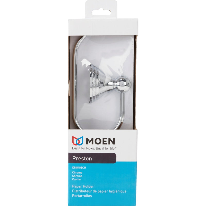 Moen Preston Wall Mount Toilet Paper Holder, Chrome