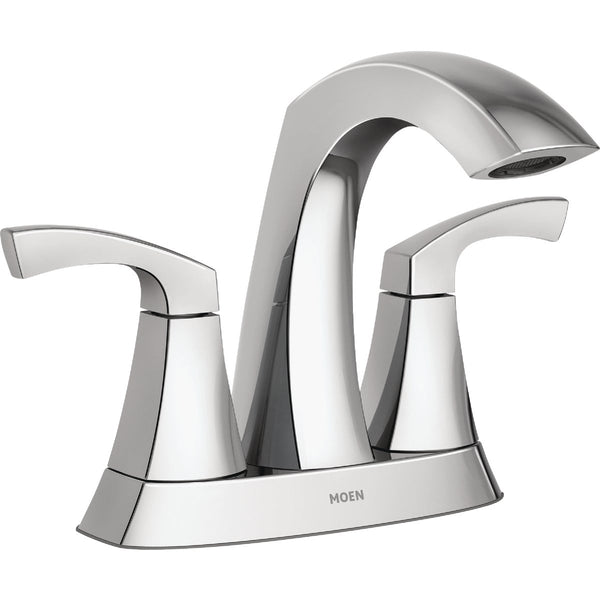 Moen Lindor 2-Handle Lever Centerset Bathroom Faucet, Chrome