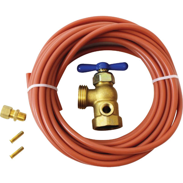 Dial Water Hook-Up Kit with 25 Ft. Poly Tubing (Bagged)