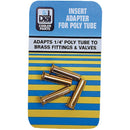 Dial 1/4 In. Poly Tube Insert Adapter (4-Pack)