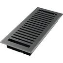 Imperial Montezuma 4 In. x 12 In. Gray Granite Steel Floor Register