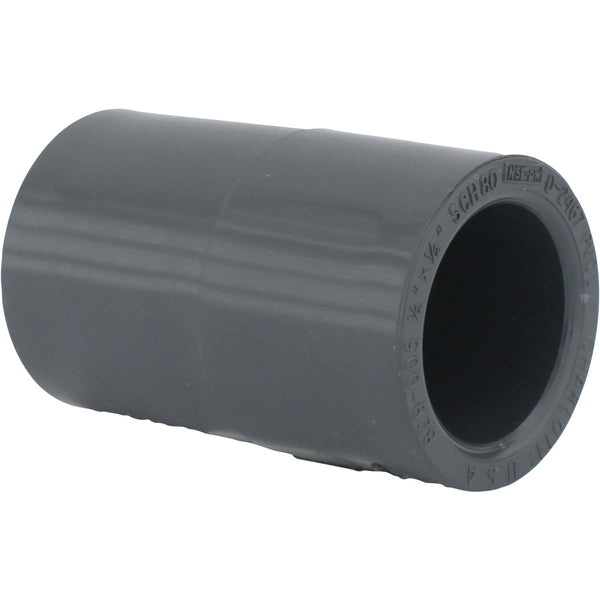 Charlotte Pipe 1/2 In. Sch. 80 Slip X Slip PVC Coupling