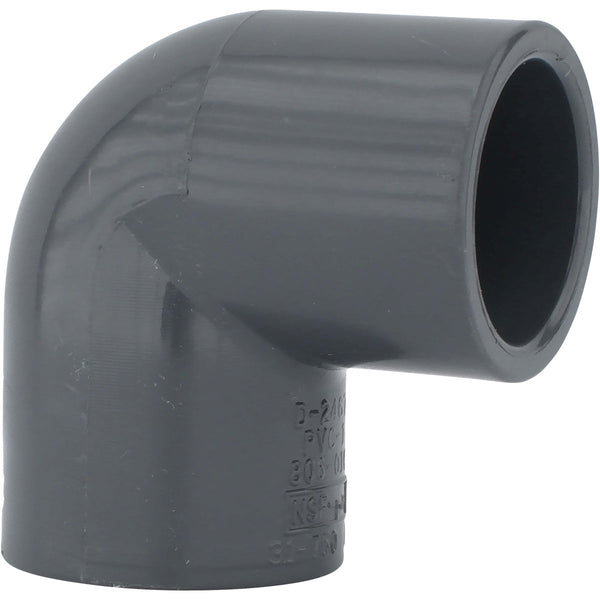 Charlotte Pipe 1 In. Slip x Slip Schedule 80 90 Deg. PVC Elbow (1/4 Bend)