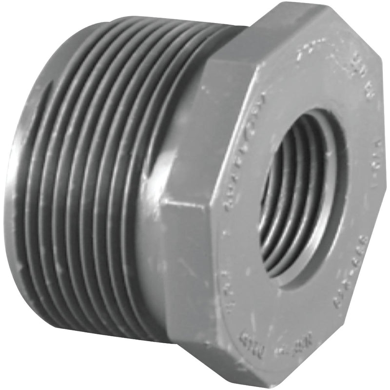 Charlotte Pipe 1 In. M.I.P. x 3/4 In. F.I.P. Schedule 80 PVC Bushing