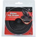 Keeney Work Horse 3-1/2 In. to 4 In. Black Stainless Steel Strainer