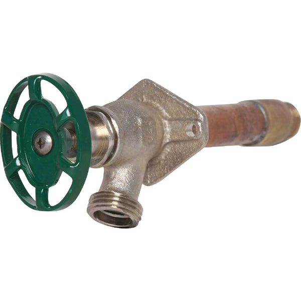 Arrowhead Brass 1/2 In. FIP x 3/4 In. MIP x 4 In. Standard Frost Free Wall Hydrant