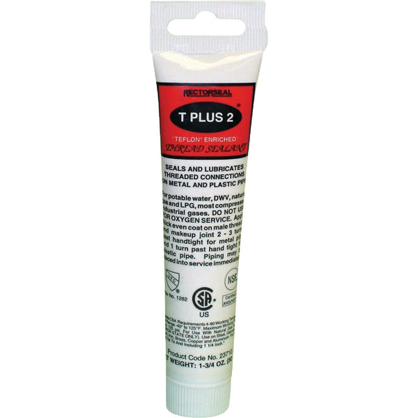 Rectorseal T Plus 1-3/4 Oz. White Pipe Thread Sealant with PTFE