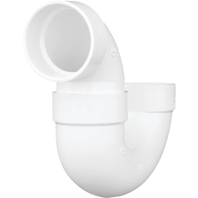 Charlotte Pipe 4 In. White PVC P-Trap