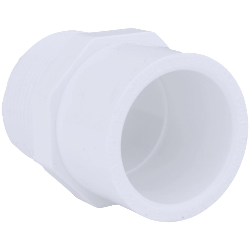 Charlotte Pipe 1-1/4 In. x 1 In. Schedule 40 Male PVC Adapter
