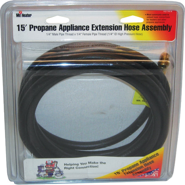 MR. HEATER 15 Ft. x 1/4 In. MPT x 1/4 In. FPT LP Hose Assembly